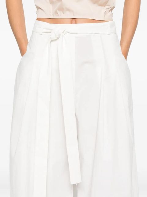 St. Agni belted trousers - White