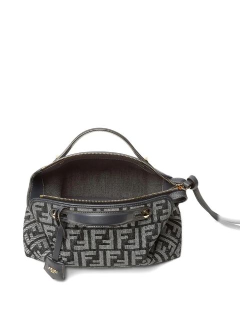 FENDI medium By The Way Soft FF jacquard tote bag - Blue - zdjęcie produktu nr 2