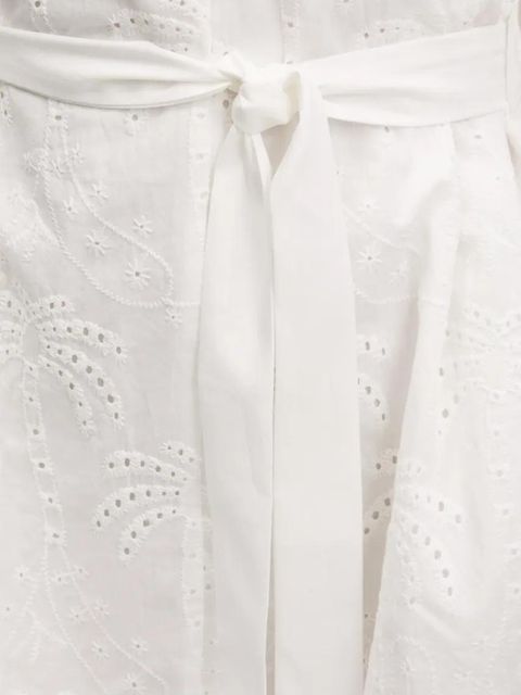 Desigual sukienka bawełniana TOURS kolor biały mini rozkloszowana 25SWVW09