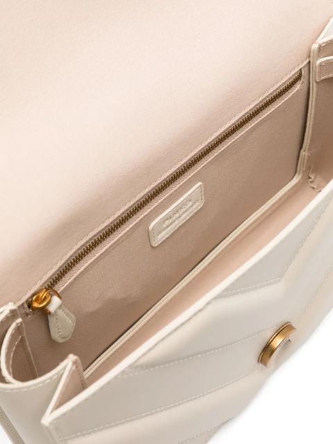 PINKO Love One Classic crossbody bag - White