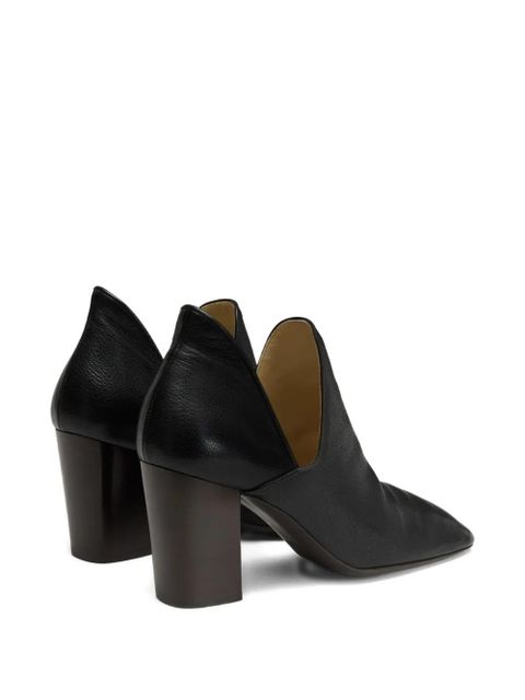 LEMAIRE square-toe pumps - Black
