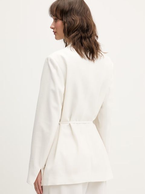 Karl Lagerfeld Jeans marynarka z domieszką lnu - zdjęcie produktu nr 2