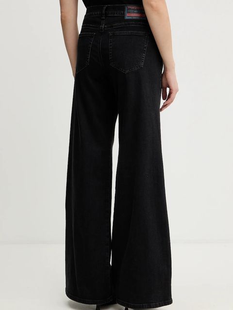 Diesel jeansy 1979 D-AKEMI L.32 damskie kolor czarny A03624.09N89