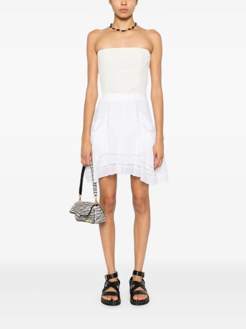 MARANT ÉTOILE Giuliani mini skirt - White - zdjęcie produktu nr 2