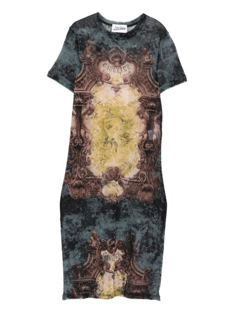 Jean Paul Gaultier Médaillon print dress - Blue - zdjęcie produktu nr 1