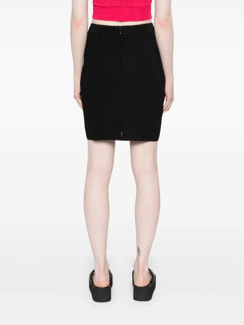 Givenchy 4G-jacquard skirt - Black