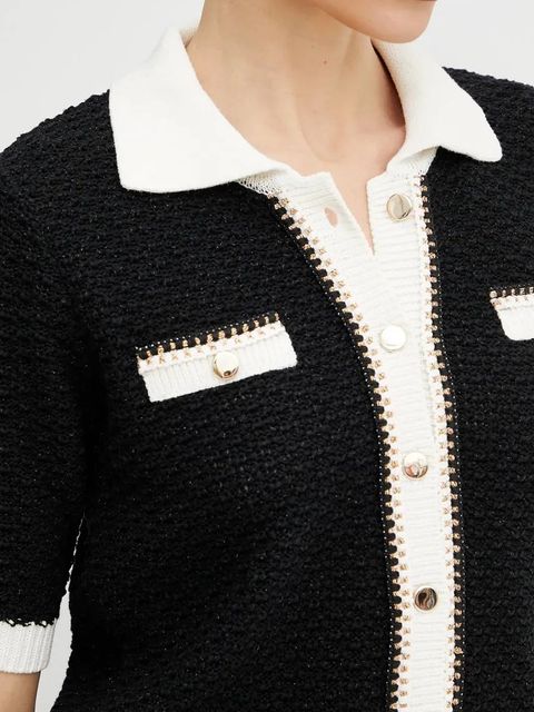 Morgan kardigan MNESSY damski kolor czarny MNESSY