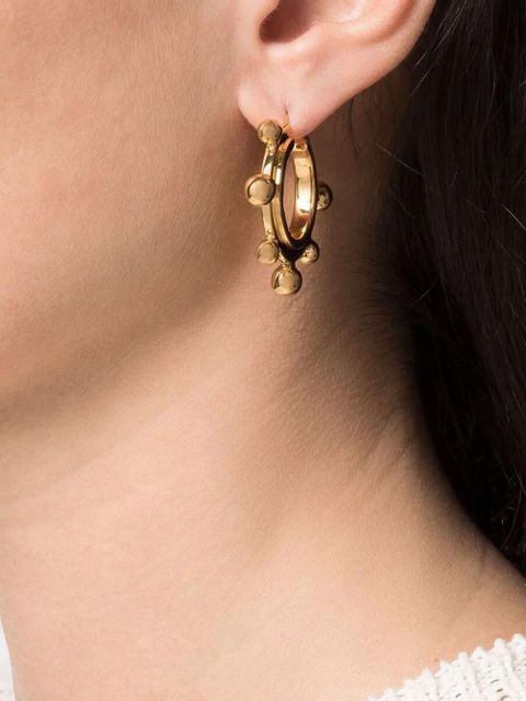 Missoma medium Sphere hoop earrings - Gold - zdjęcie produktu nr 2