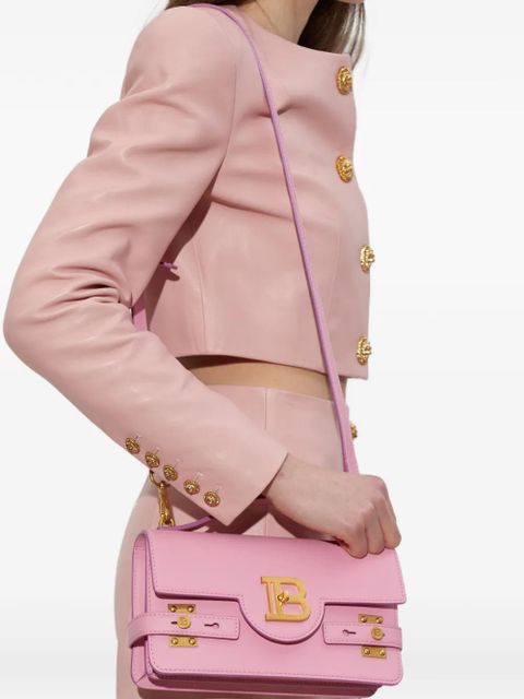 Balmain 24 B-Buzz logo-detail hardware cross body bag - Pink - zdjęcie produktu nr 2