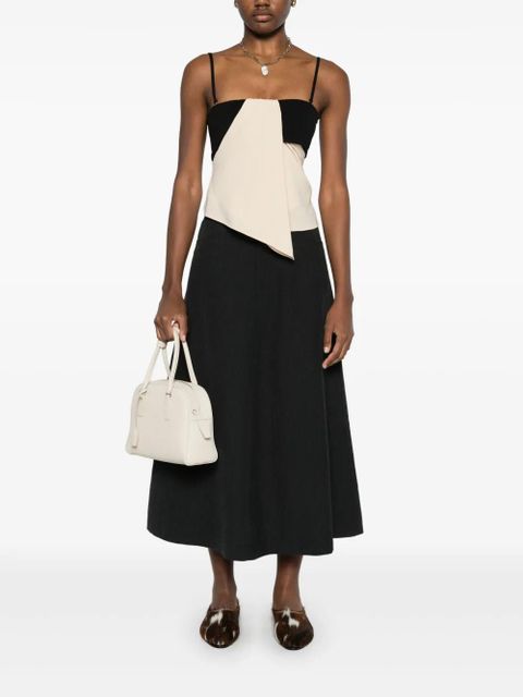 Nanushka draped top - Black