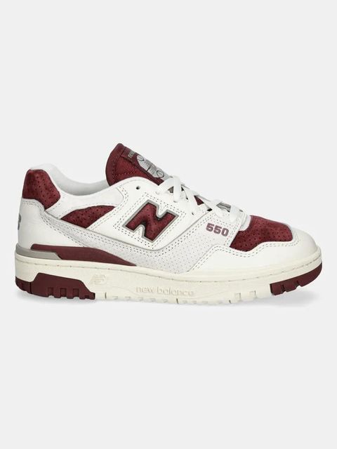 New Balance sneakersy skórzane 550 kolor beżowy BB550LEZ