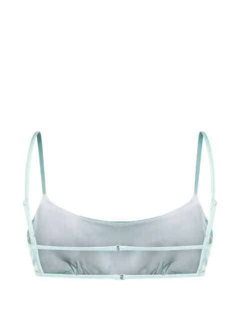 Blumarine logo-detail bikini top - Blue - zdjęcie produktu nr 2