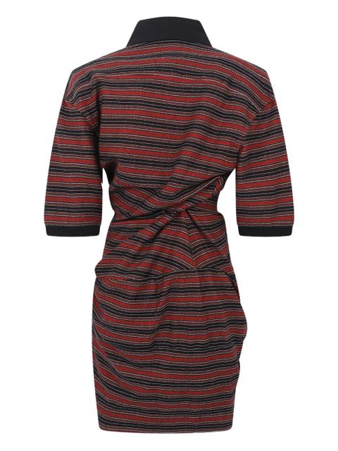 Vivienne Westwood striped polo mini dress - Red - zdjęcie produktu nr 2
