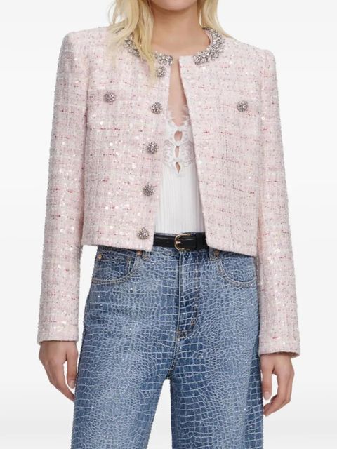 Self-Portrait embellished jacket - Pink - zdjęcie produktu nr 1