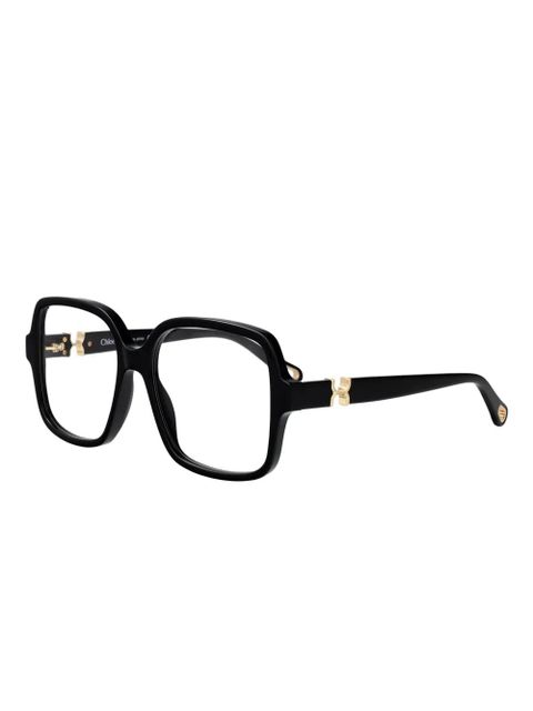 Chloé Eyewear square-frame glasses - Black - zdjęcie produktu nr 2