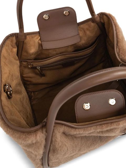 Max Mara small Teddy tote bag - Brown