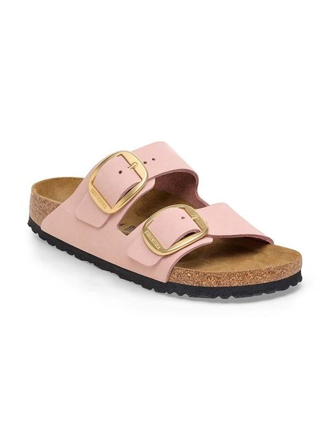 Birkenstock klapki nubukowe Arizona Big Buckle - zdjęcie produktu nr 1