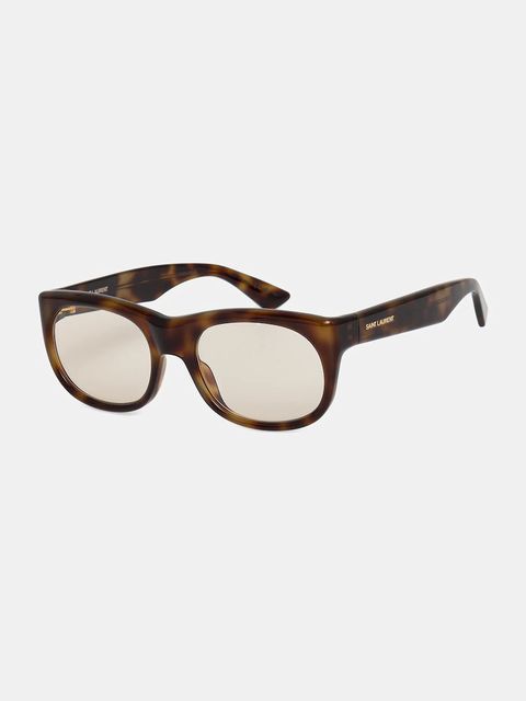 Saint Laurent okulary przeciwsłoneczne damskie kolor brązowy SL 815 ROMY