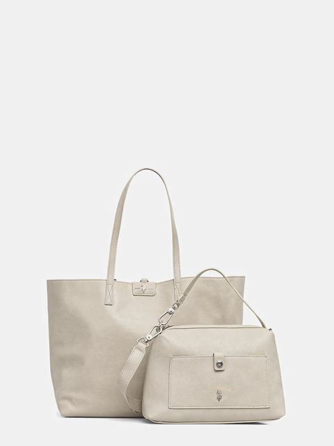 U.S. Polo Assn. torebka dwustronna Axtell Reversible kolor szary BIU4A8905WVP - zdjęcie produktu nr 1