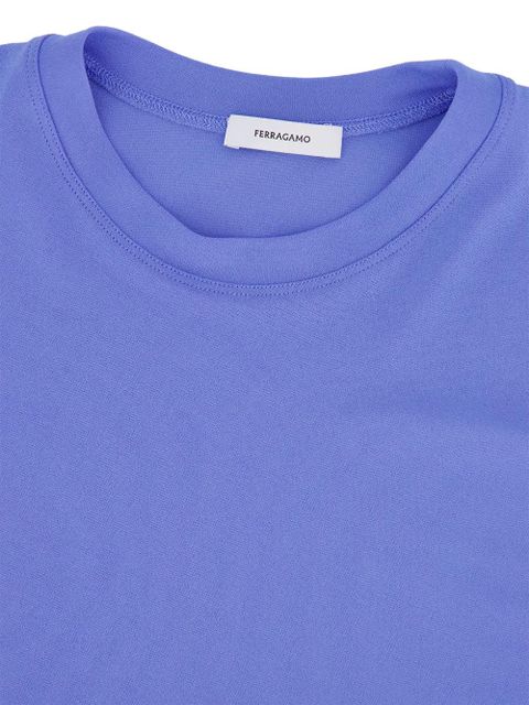 Ferragamo ring-detail draped mini dress - Purple