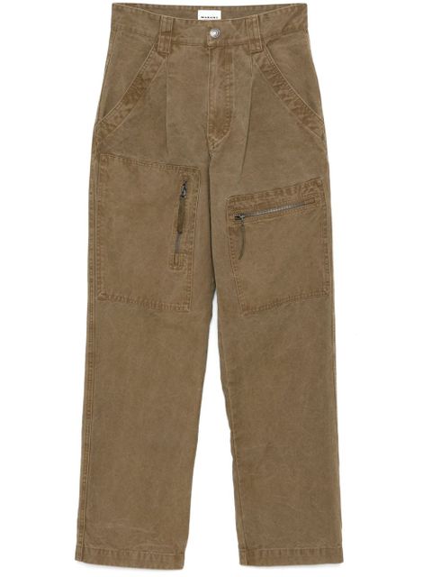 MARANT ÉTOILE Kanna trousers - Brown - zdjęcie produktu nr 1