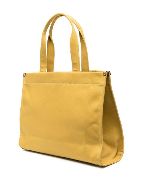 Tory Burch logo-motif tote - Yellow