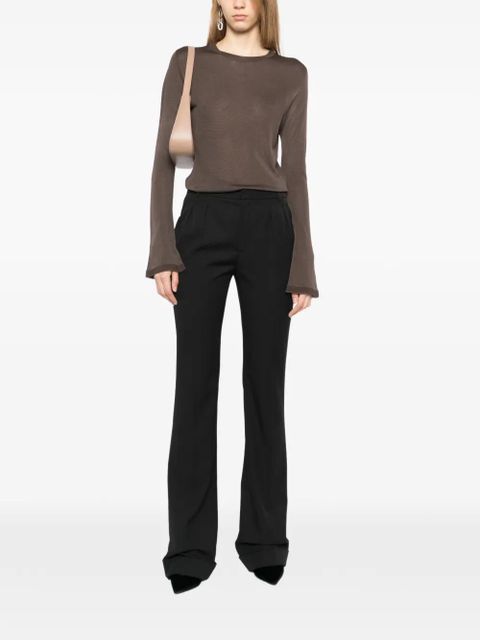 TOM FORD flared sleeve top - Brown - zdjęcie produktu nr 2