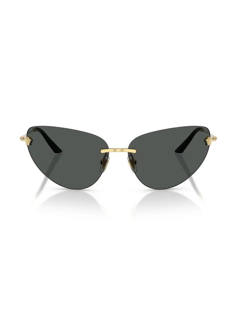 Versace okulary przeciwsłoneczne damskie kolor złoty 0VE2281