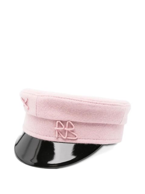 Ruslan Baginskiy embroidered-logo beret - Pink - zdjęcie produktu nr 1