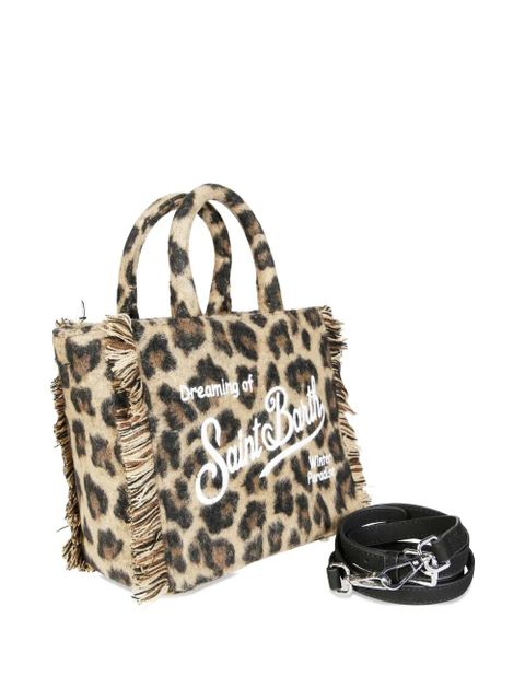 MC2 Saint Barth mini Vanity leopard-print tote bag - Neutrals