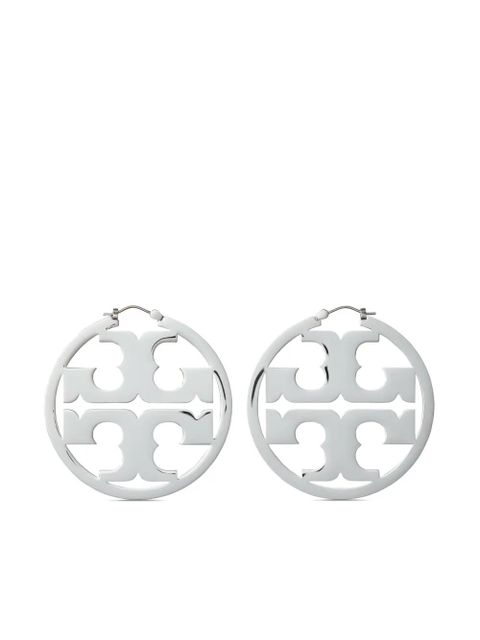 Tory Burch Miller hoop earrings - Silver