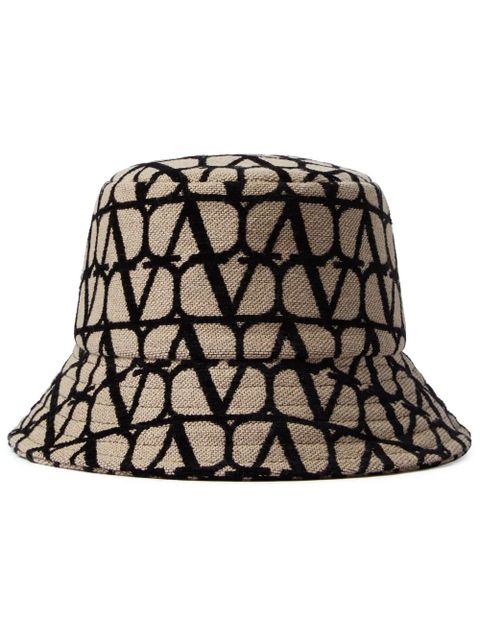 Valentino Garavani Toile Iconographe bucket hat - Neutrals - zdjęcie produktu nr 1