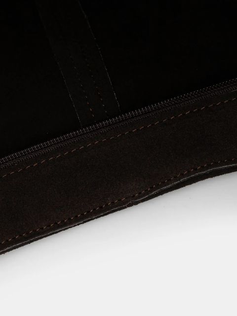 Answear.LAB torebka zamszowa kolor brązowy