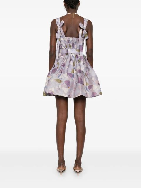 ZIMMERMANN Dawning mini dress - Purple