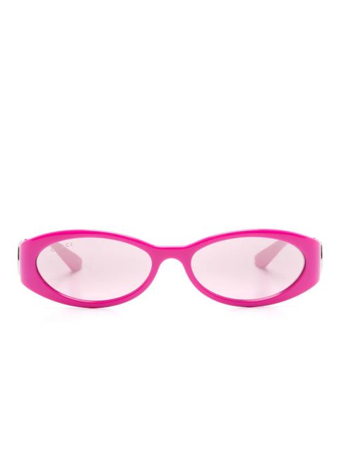 Gucci Eyewear oval-frame sunglasses - Pink - zdjęcie produktu nr 1