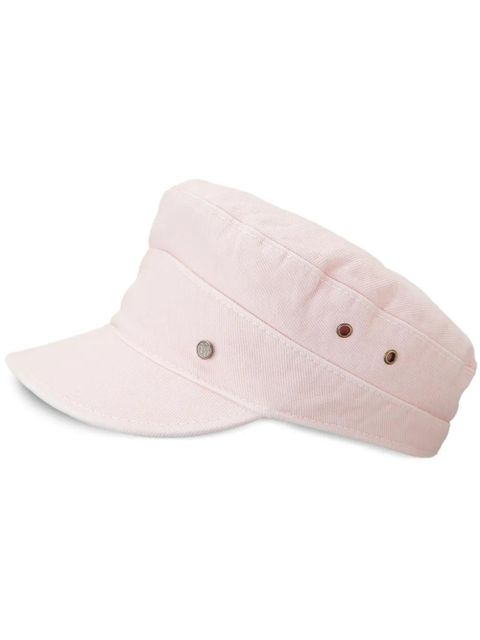 Maison Michel Romy eyelet-detail cotton cap - Pink - zdjęcie produktu nr 1