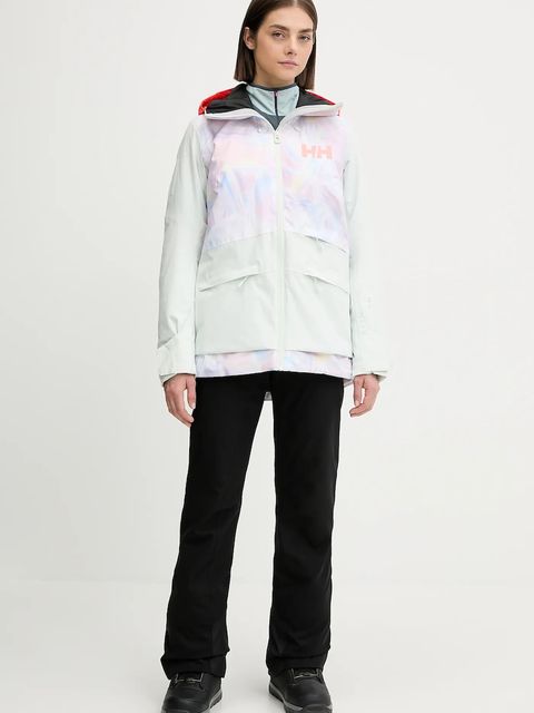 Helly Hansen kurtka narciarska POWCHASER 2.0 kolor zielony 65923