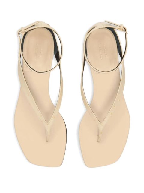 LouLou de Saison Niham ankle-strap sandals - Neutrals - zdjęcie produktu nr 2