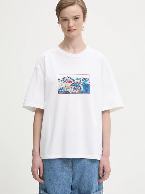 Fiorucci t-shirt bawełniany Winter Waterskiing Print Boxy - zdjęcie produktu nr 2