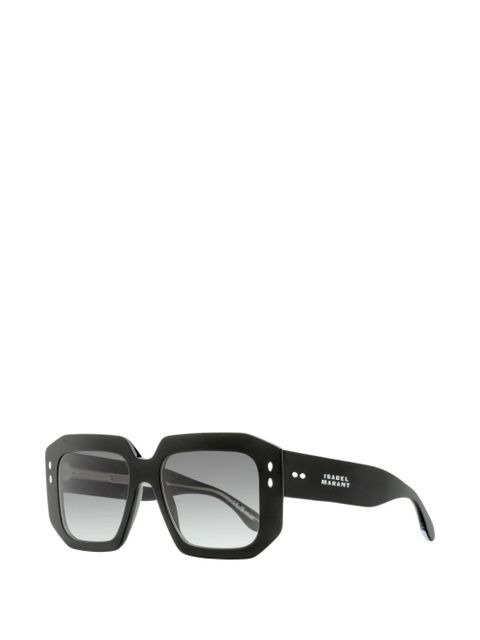 Isabel Marant Eyewear Lizzy rectangular-frame sunglasses - Black - zdjęcie produktu nr 2