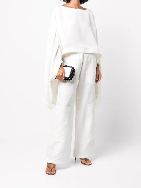 Cult Gaia Wynn wide-leg trousers - White - zdjęcie produktu nr 2