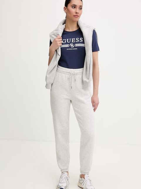 Guess T-shirt damski bawełniany z elastanem SIENA - zdjęcie produktu nr 1