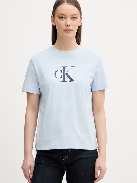 Calvin Klein Jeans t-shirt damski bawełniany - zdjęcie produktu nr 1