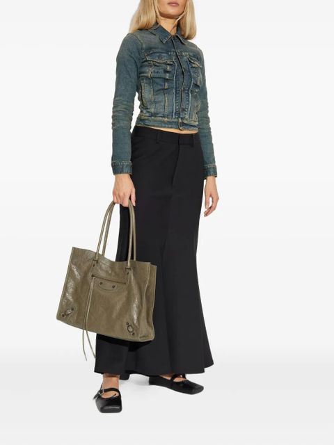 Balenciaga button-fastening denim jacket - Blue