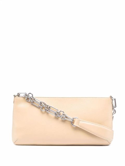 BY FAR Holly leather shoulder bag - Neutrals - zdjęcie produktu nr 1