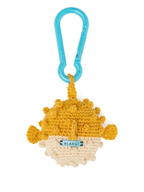 Alanui Puffer Fish crochet keyring - Yellow - zdjęcie produktu nr 2