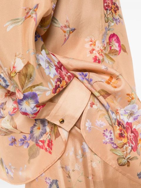 ZIMMERMANN Patience floral shirt - Neutrals