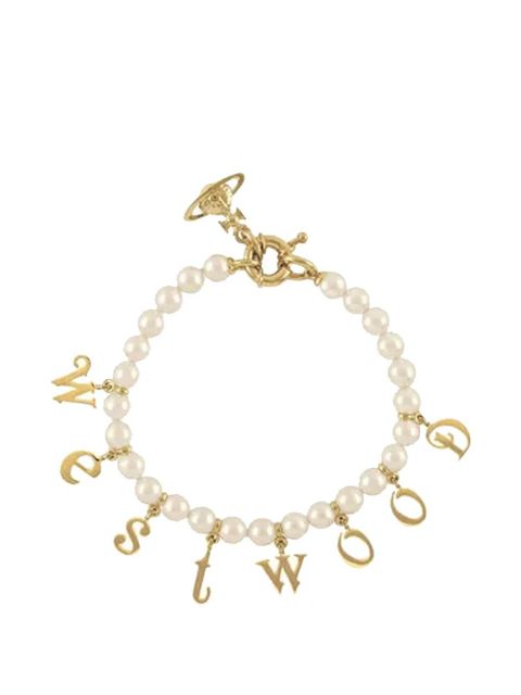 Vivienne Westwood Leanne Twin pearl bracelet - Gold - zdjęcie produktu nr 2
