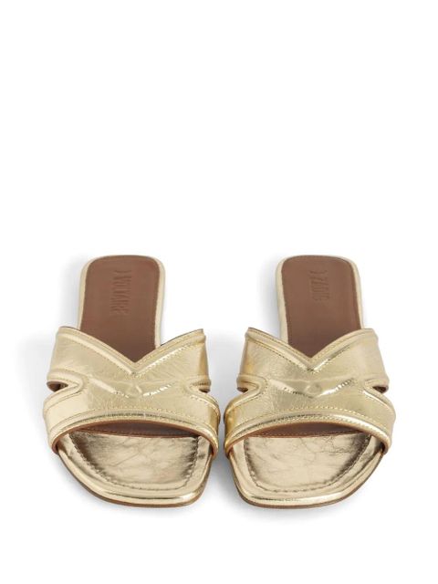 Zadig&Voltaire Azora slides - Gold