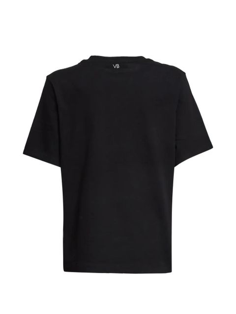 Victoria Beckham Fashion Made Me Smile cotton T-shirt - Black